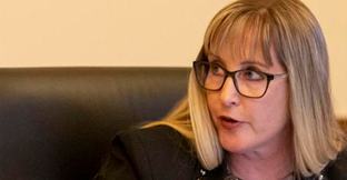 Wyoming Senator Cheri Steinmetz in a Legislative Committee
