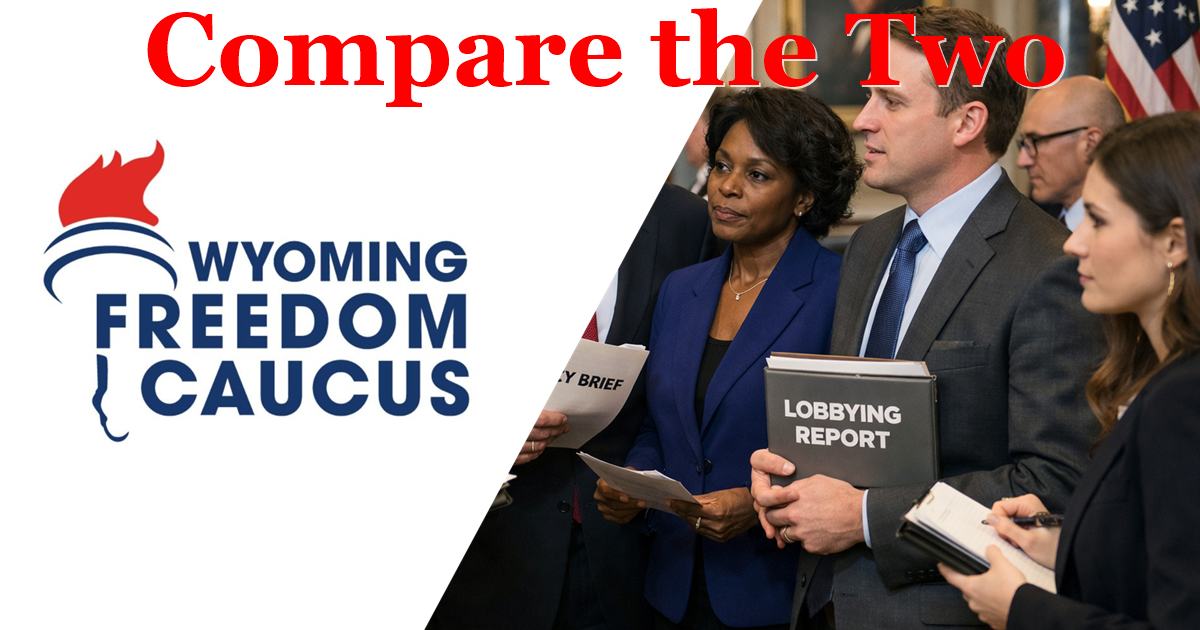 Comparing the Freedom Caucus to Lobbyists