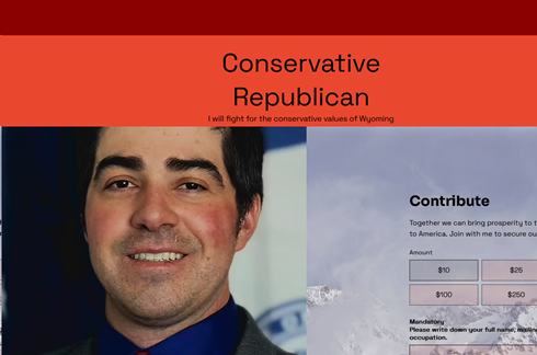 Screenshot From McGinnis' Website