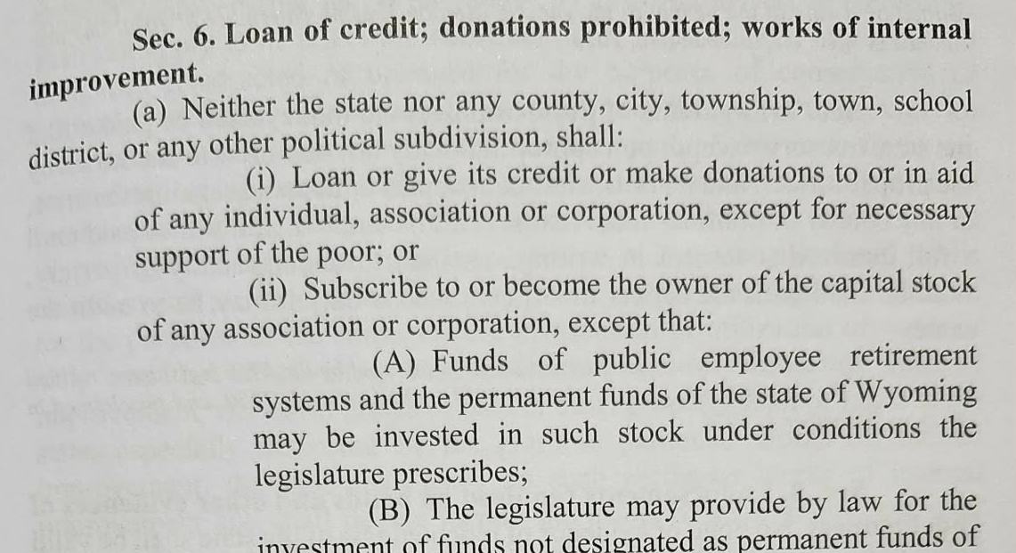 Article 16 section 6