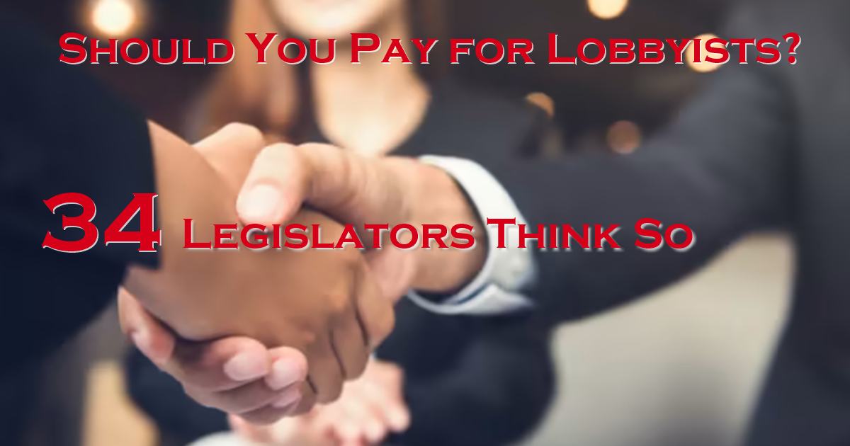 Graphic showing lobbyist numbers.