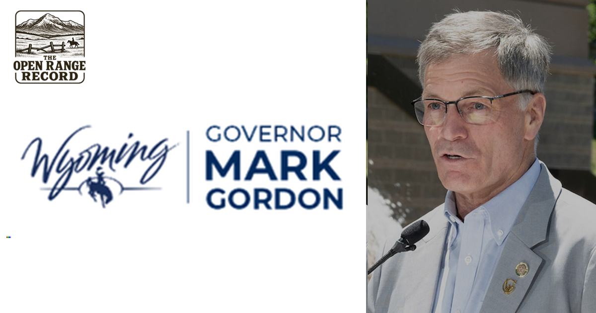 Wyoming Governor Mark Gordon