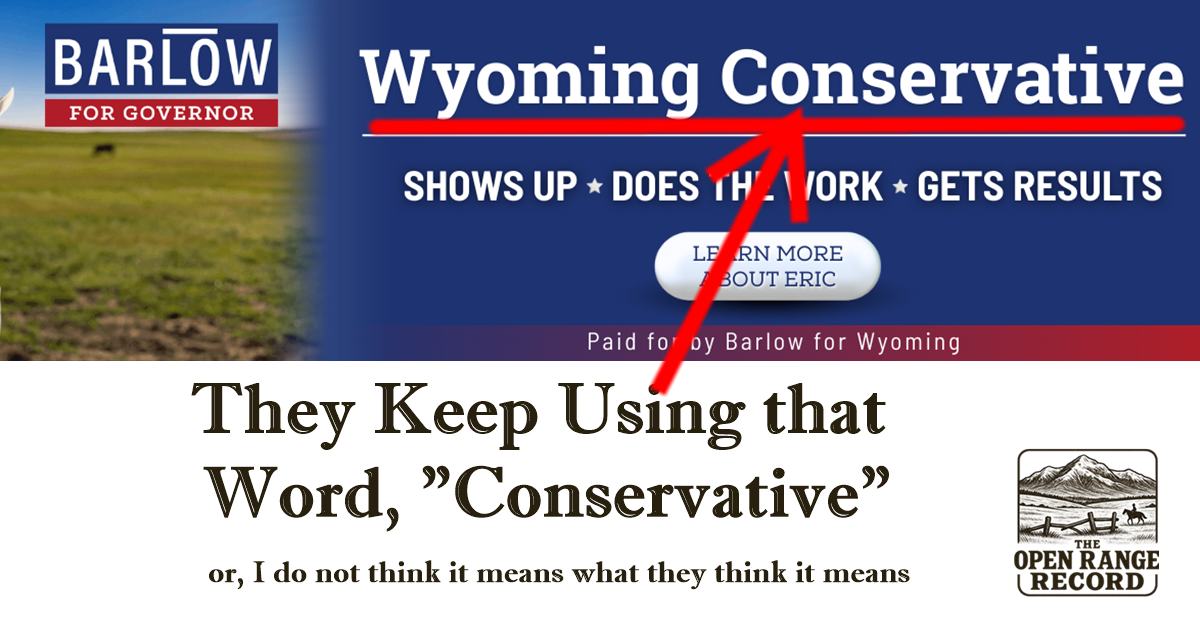 Image of Eric Barlow's campaign advertisement.