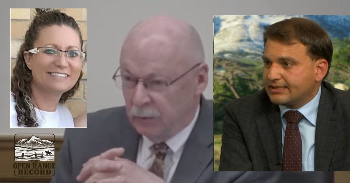 Becky Hadlock, Sen Cale Case and Secretary of State Chuck Gray