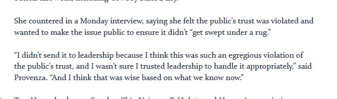 Provenza admitting to the Cowboy State Daily she violated the Joint Rules