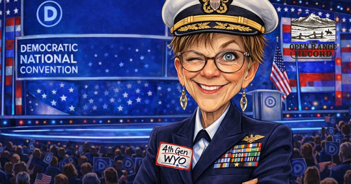 AI caricature of Gail Symons--Satire
