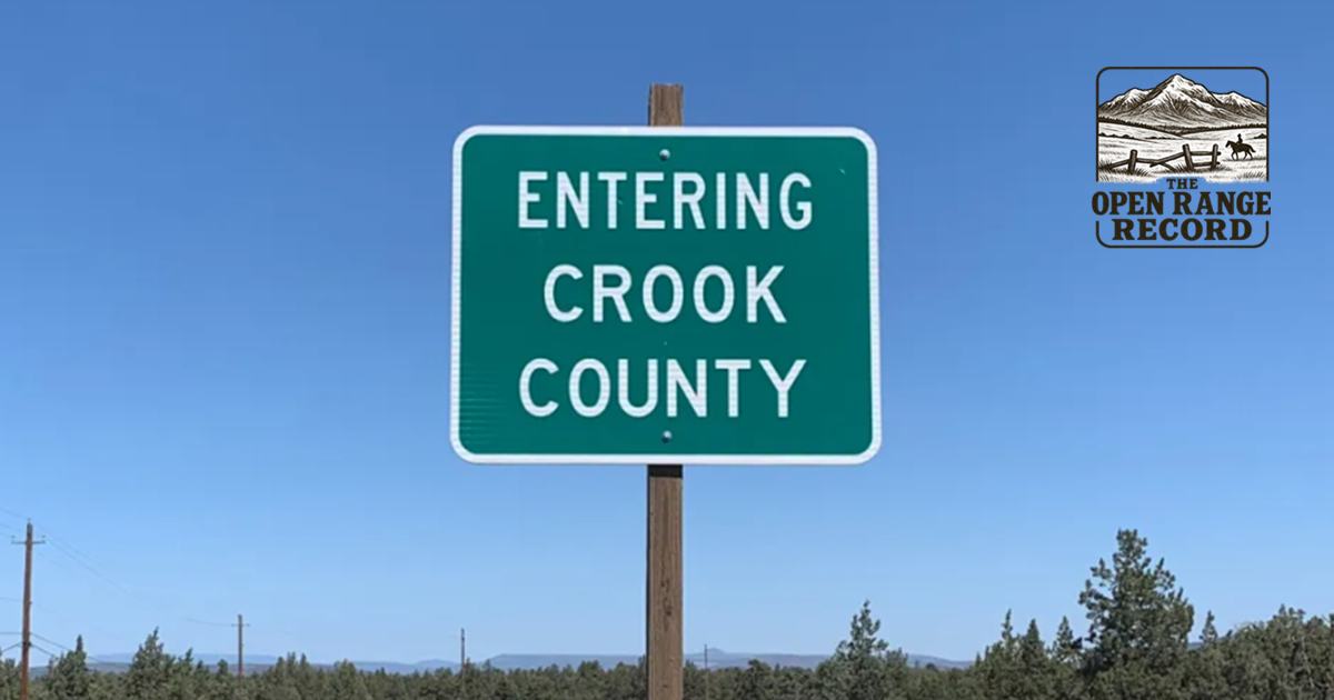 Crook County Sign