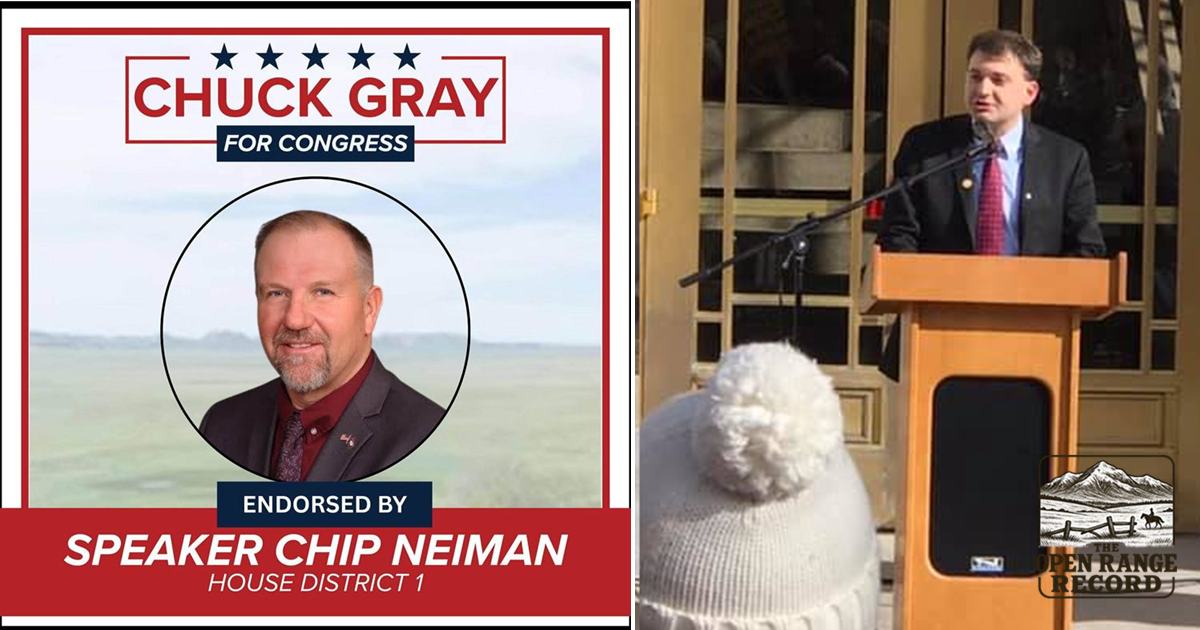 Speaker Chip Neiman Endorsing Chuck Gray