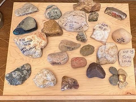 The Rocks in Chip's Office