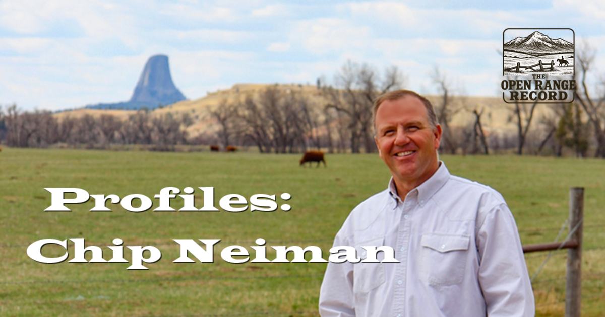 Wyoming Speaker of the House Chip Neiman
