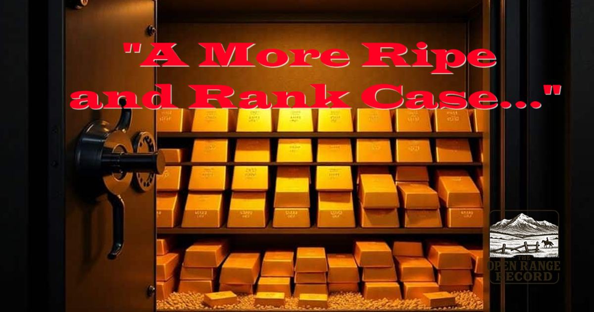 Image of gold bars in a vault