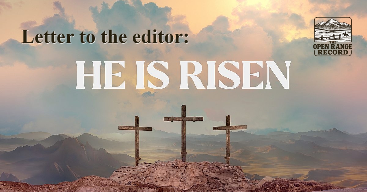 Three crosses on a hill