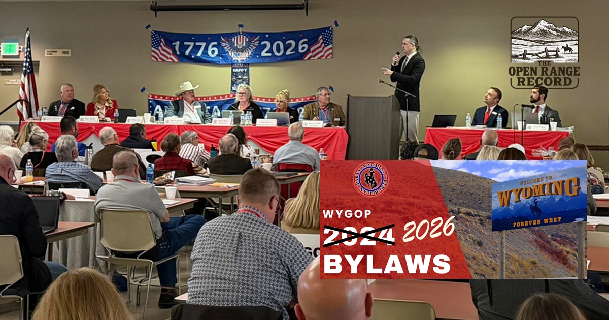 Picture from the 2026 WYGOP State Convention. During the convention, the Republican Party changed their bylaws.