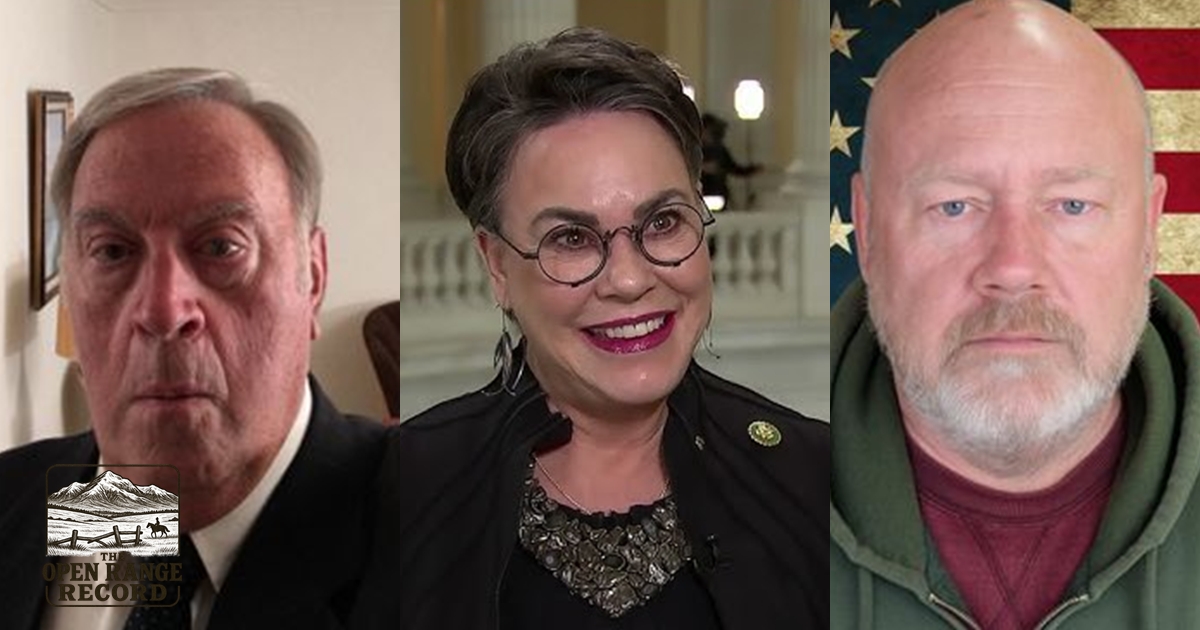 John Holtz, Rep Harriet Hageman and Jimmy Skovgard