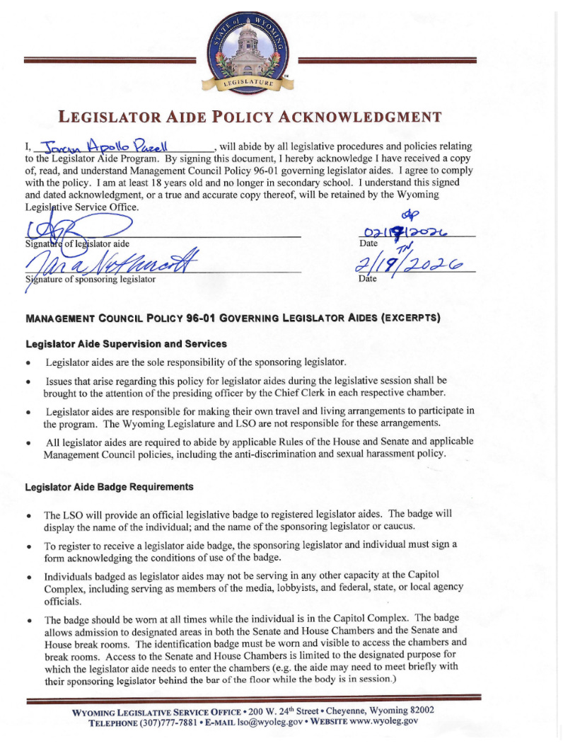 Pazell's Aide Agreement