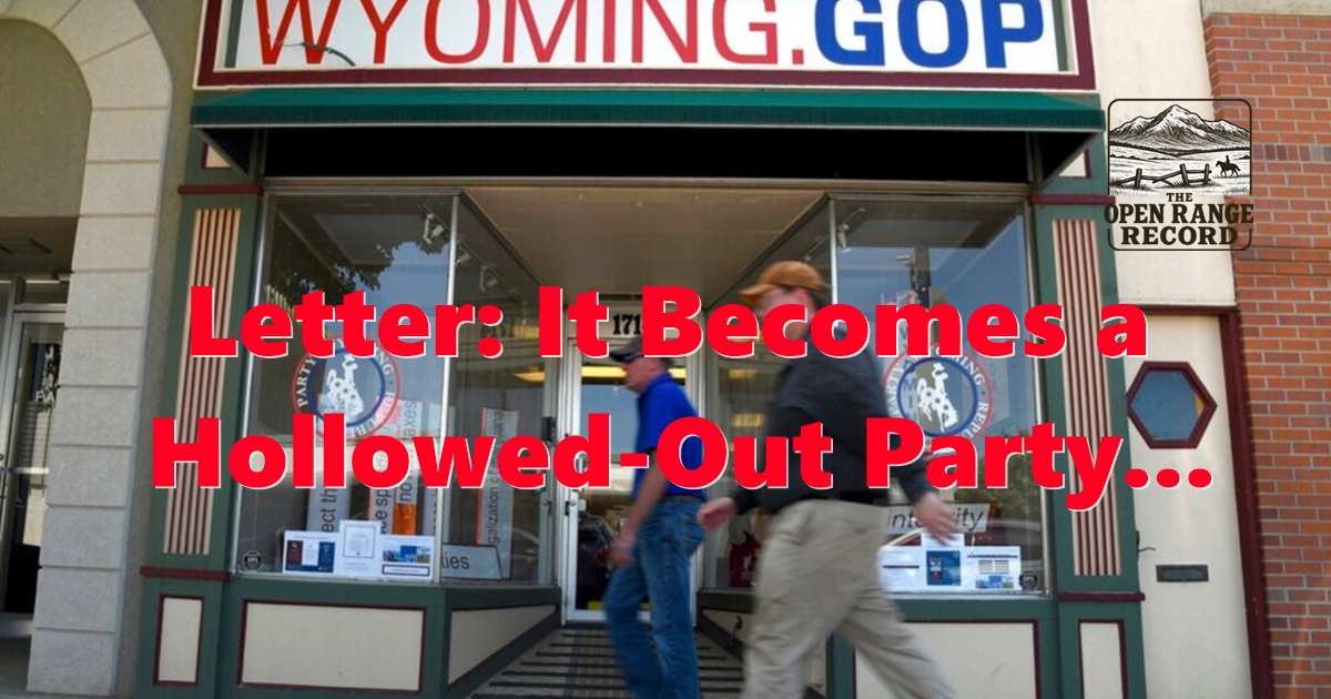 The Wyoming GOP Office in Cheyenne, WY.