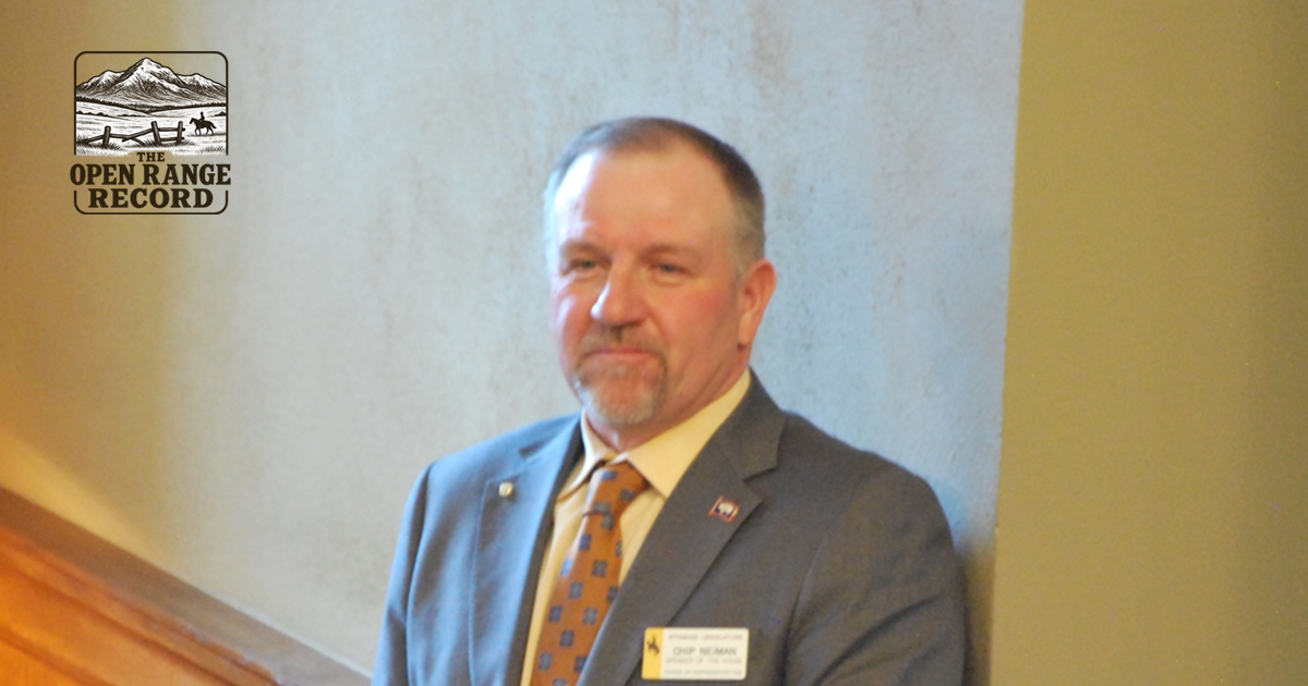 Wyoming Speaker of the House Chip Neiman