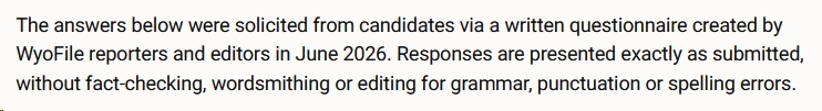 Profile Statement