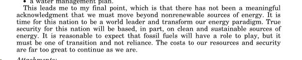 Barlow's 2003 statement to Congress