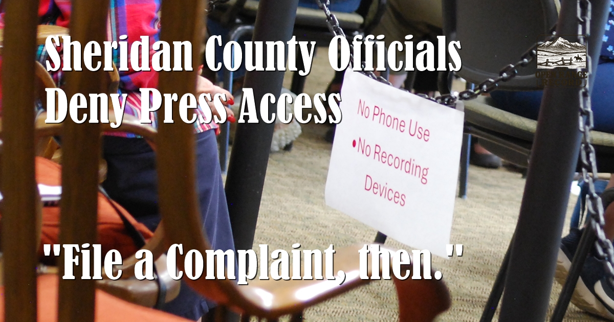 Picture from Sheridan County's 5% hand-count audit