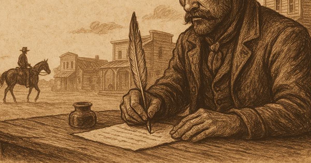 The Open Range Record letter image