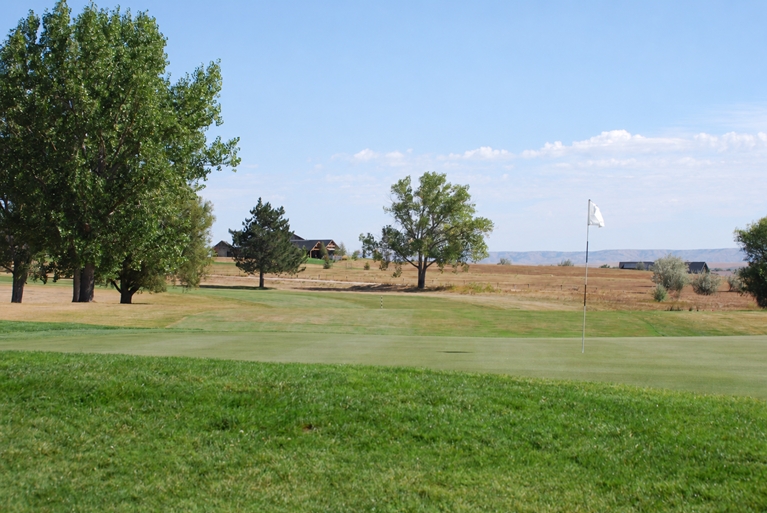 No. 9 green Kendrick Golf Course