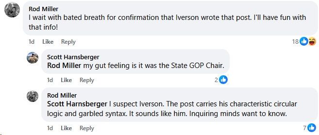Rod Miller comments on Symons' post