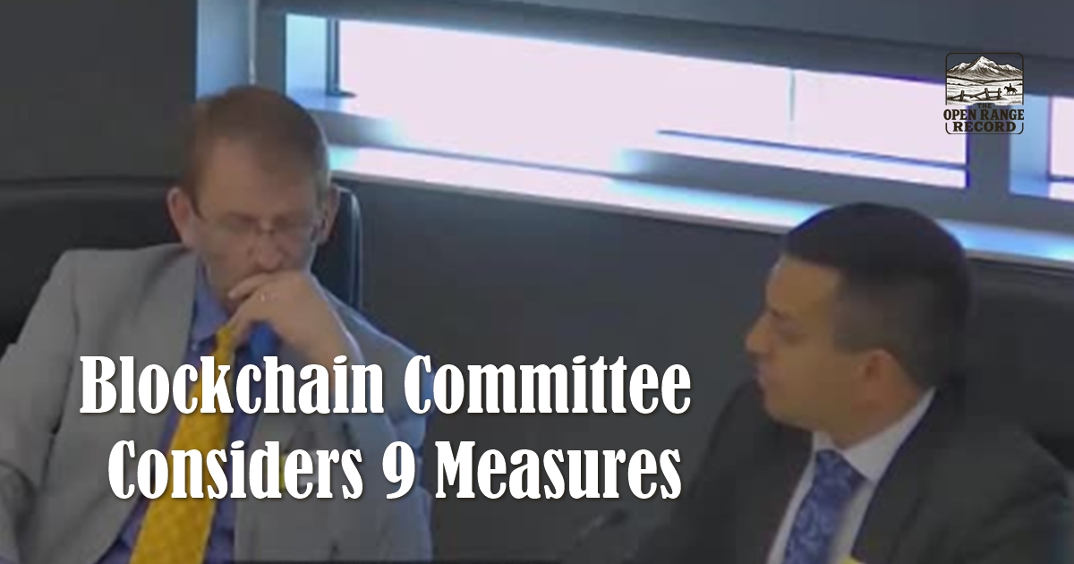 Sen Chris Rothfuss and Rep Daniel Singh