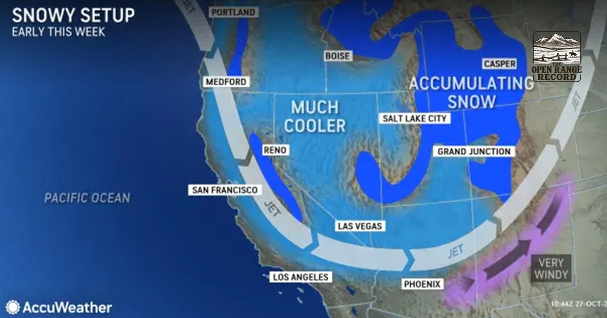 Pacific Typhoon to a Snow Drift: How the Tropics Could Deliver Wyoming’s First Snow