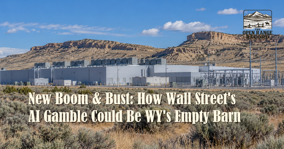 AI Image of a data center in wyoming