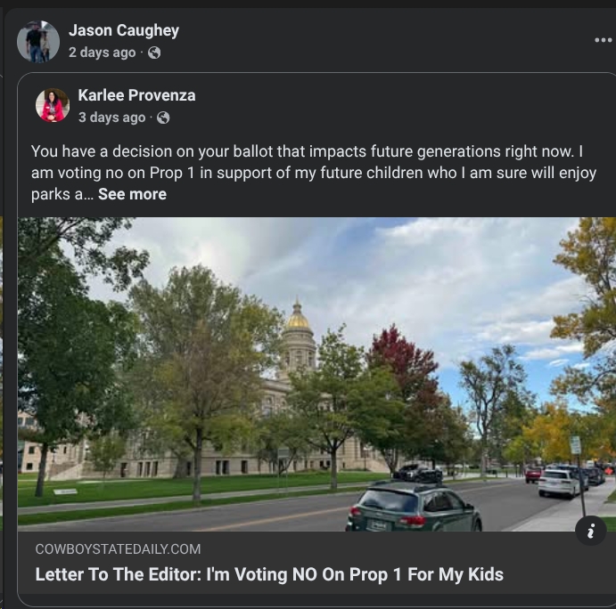 Post on Fire Chief's FB page