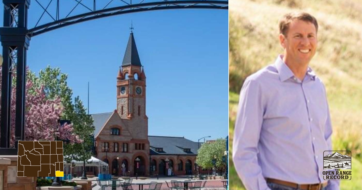 Historic Train station in Cheyenne Wyoming and Fmr Rep Ben Hornok