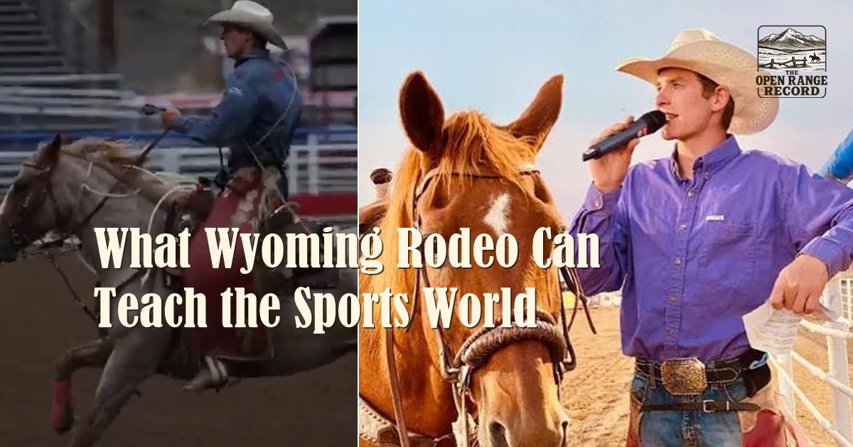 Cody Night Rodeo Center Ring Announcer Colter Ellis
