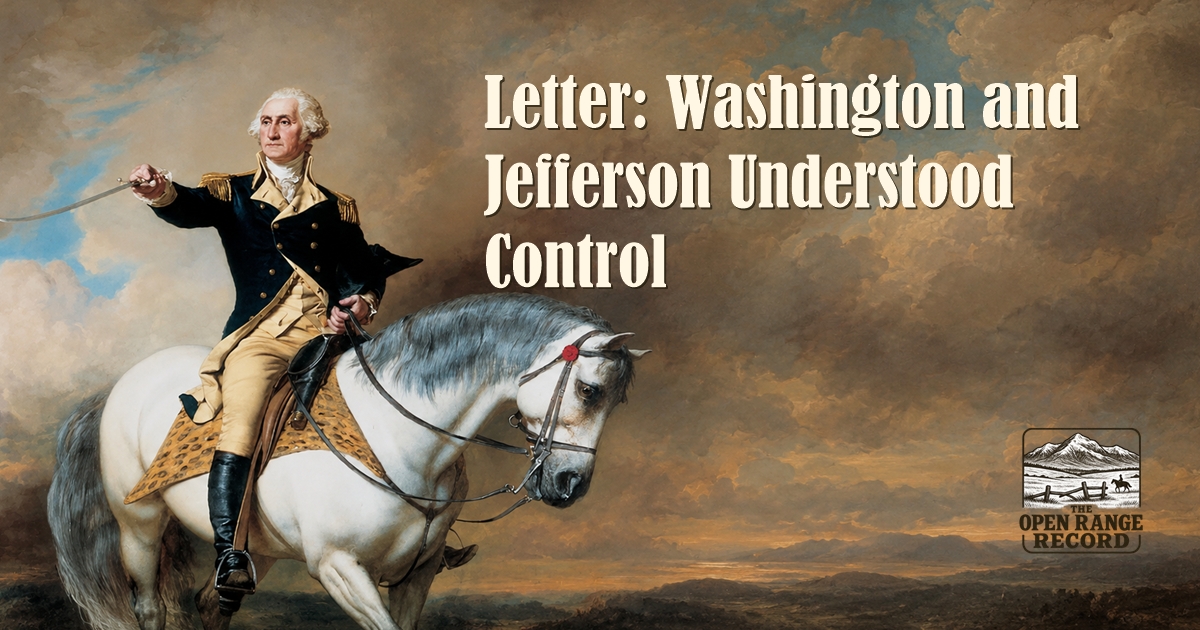 Image of George Washington atop his horse and holding his sword.